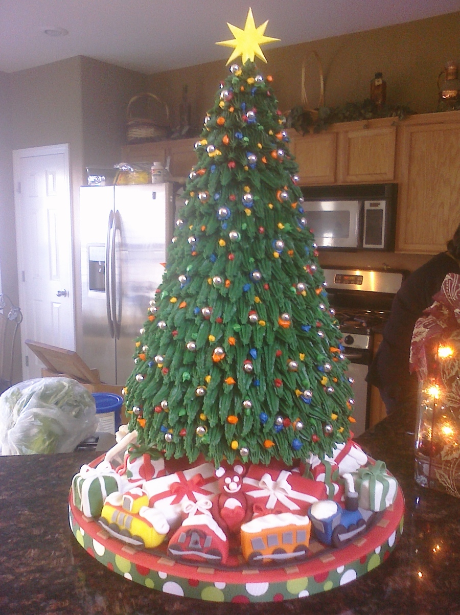 Food Network Christmas Tree Cake