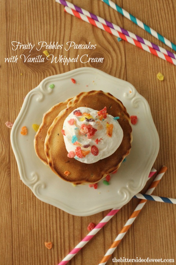 8 Photos of Fruity Pebbles Pancakes Whip Cream