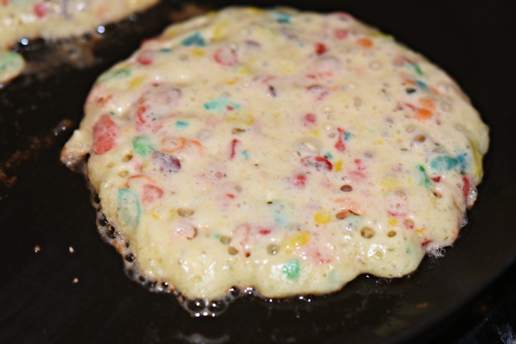 Fruity Pebble Pancake