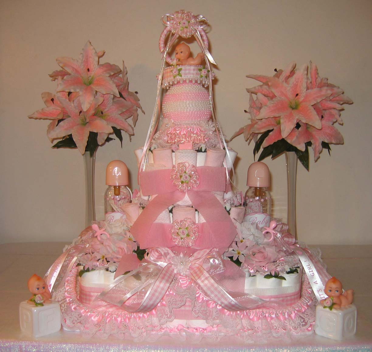 Girl Baby Shower Cake Decorations Ideas