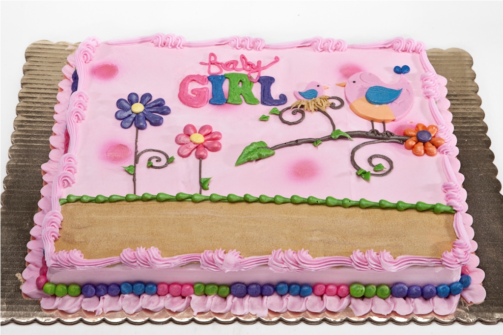 Girl Baby Shower Sheet Cake Ideas