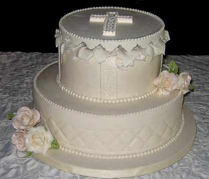 8 Photos of Baptism Cakes For Little Girls December