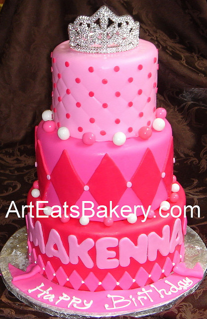 Girls Princess Birthday Cake