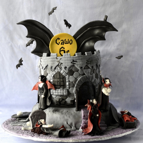 Halloween Vampire Cake