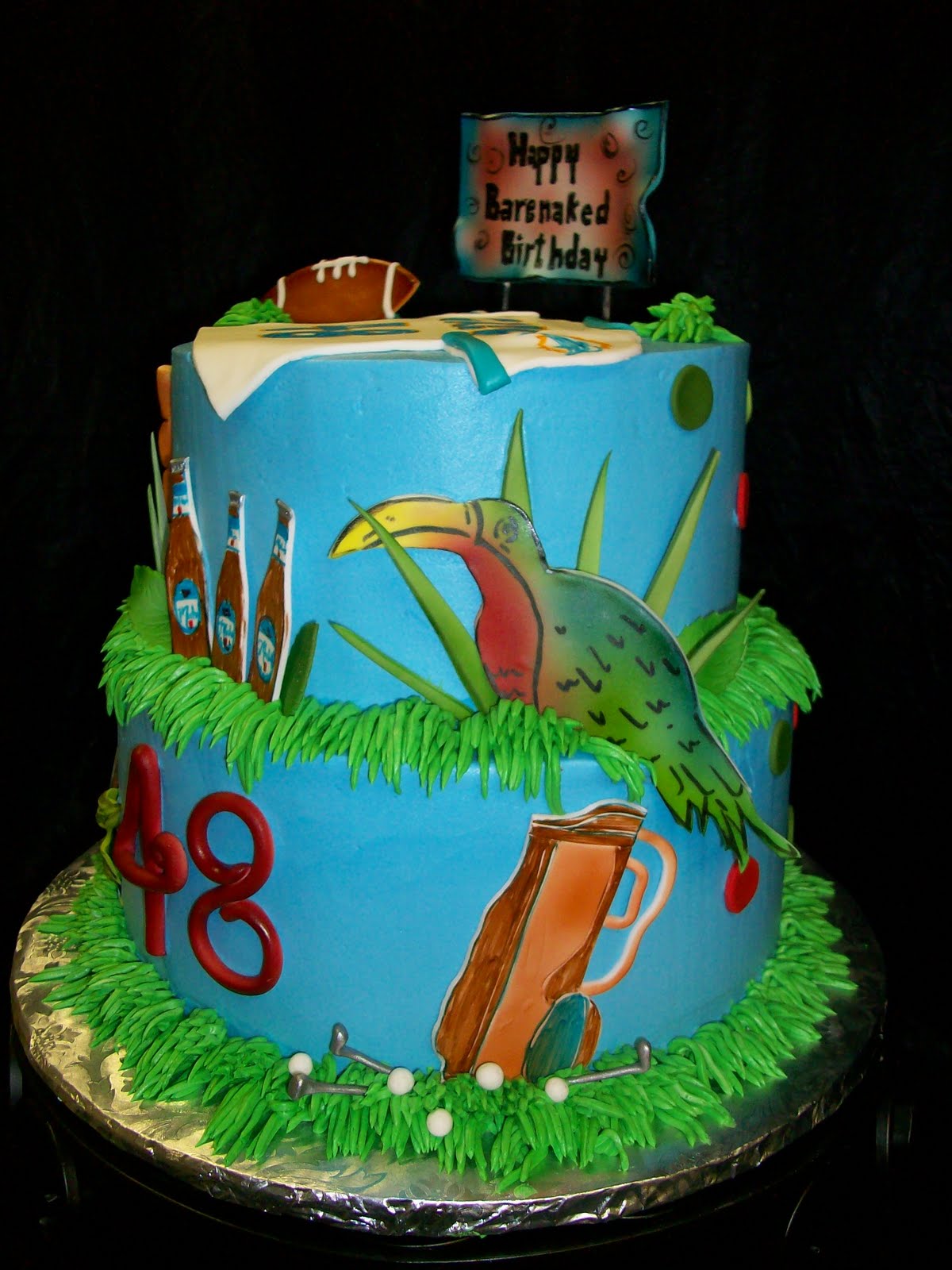 Happy 48th Birthday Cake