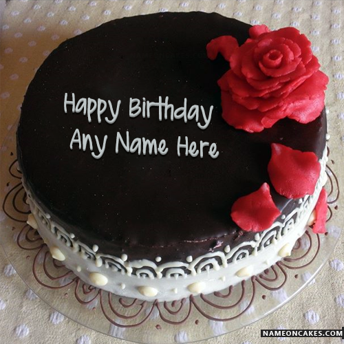 Happy Birthday Black Forest Cake