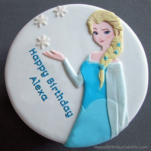 Happy Birthday Cake Frozen Elsa