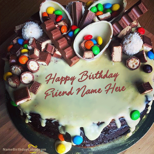 Happy Birthday Cake with Name