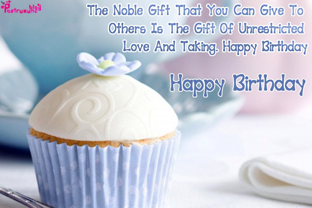 Happy Birthday Cake with Quotes