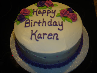 Happy Birthday Karen Cake