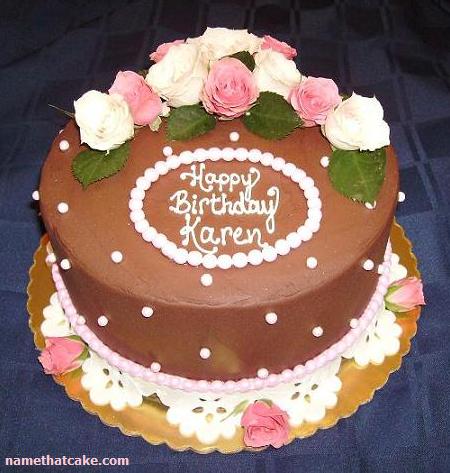 Happy Birthday Karen Cake