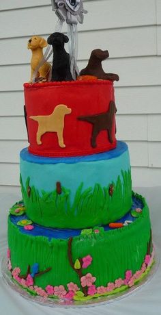 Happy Birthday Labrador Cake