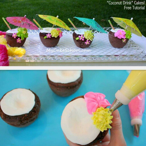 Hawaiian Cupcake Ideas