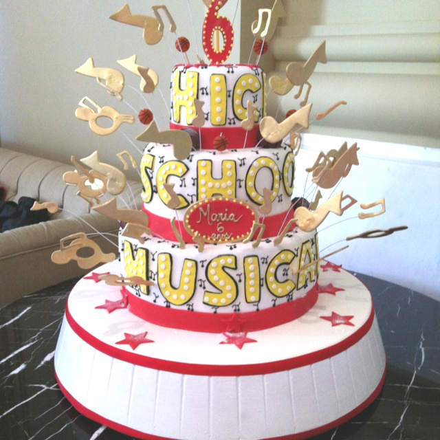 High School Musical Cake