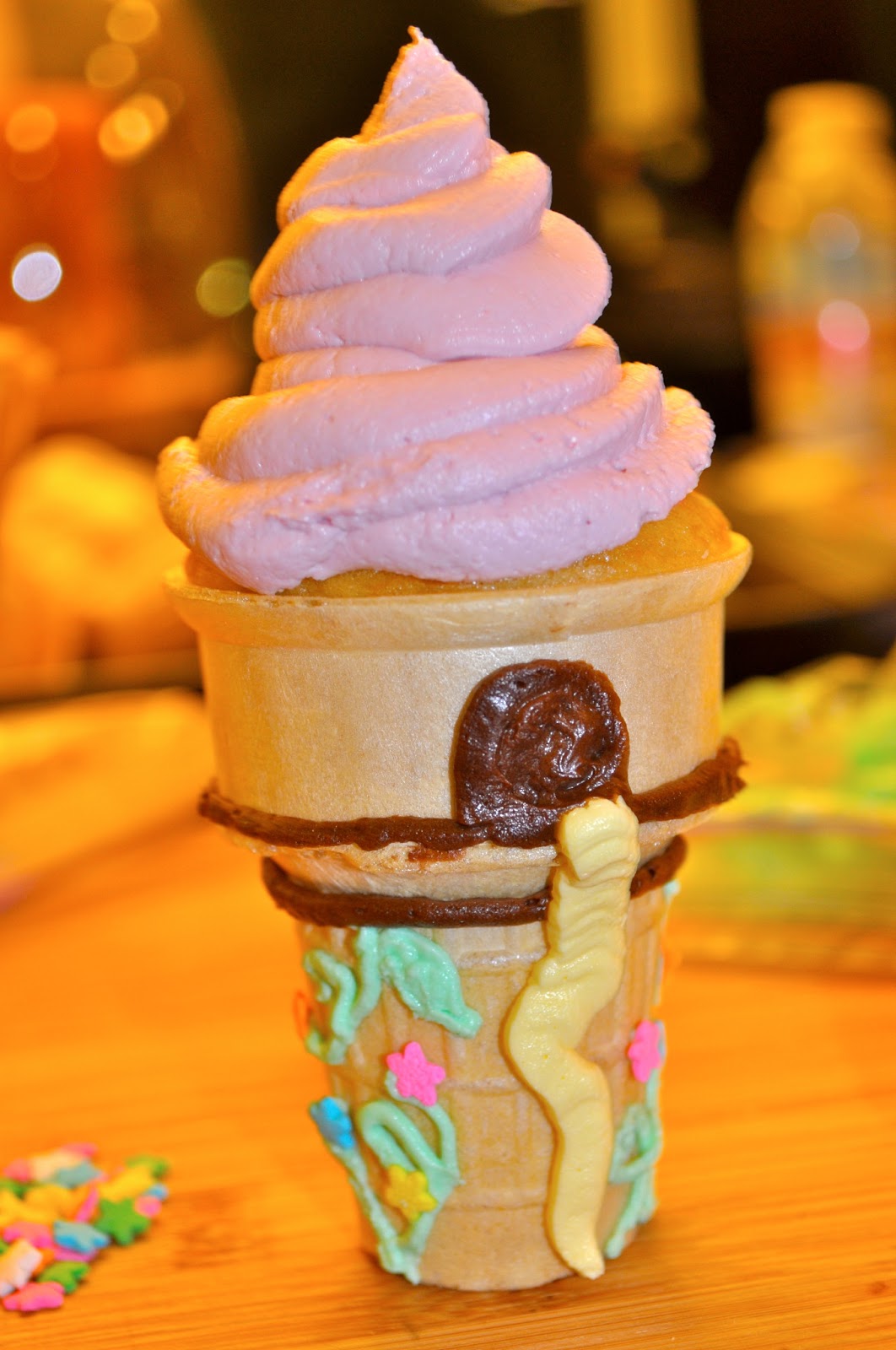 Ice Cream Cone Cupcakes Rapunzel Tower