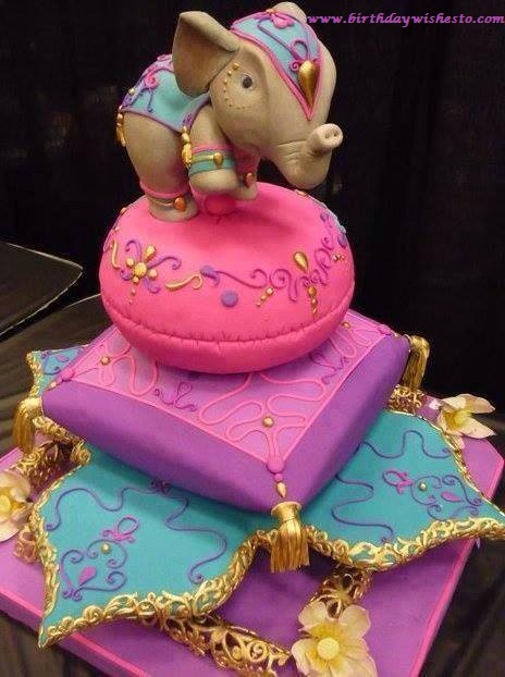 Indian Elephant Birthday Cake