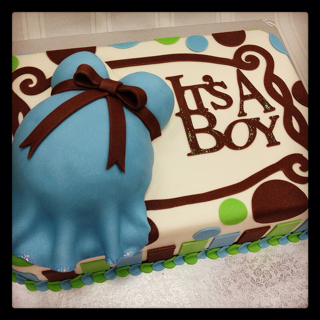 It's a Boy Baby Shower Cake