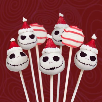 Jack Skellington Cake Pops