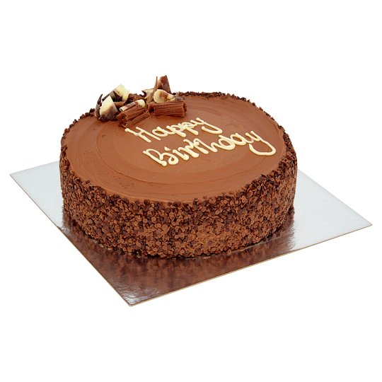 Large Chocolate Birthday Cake