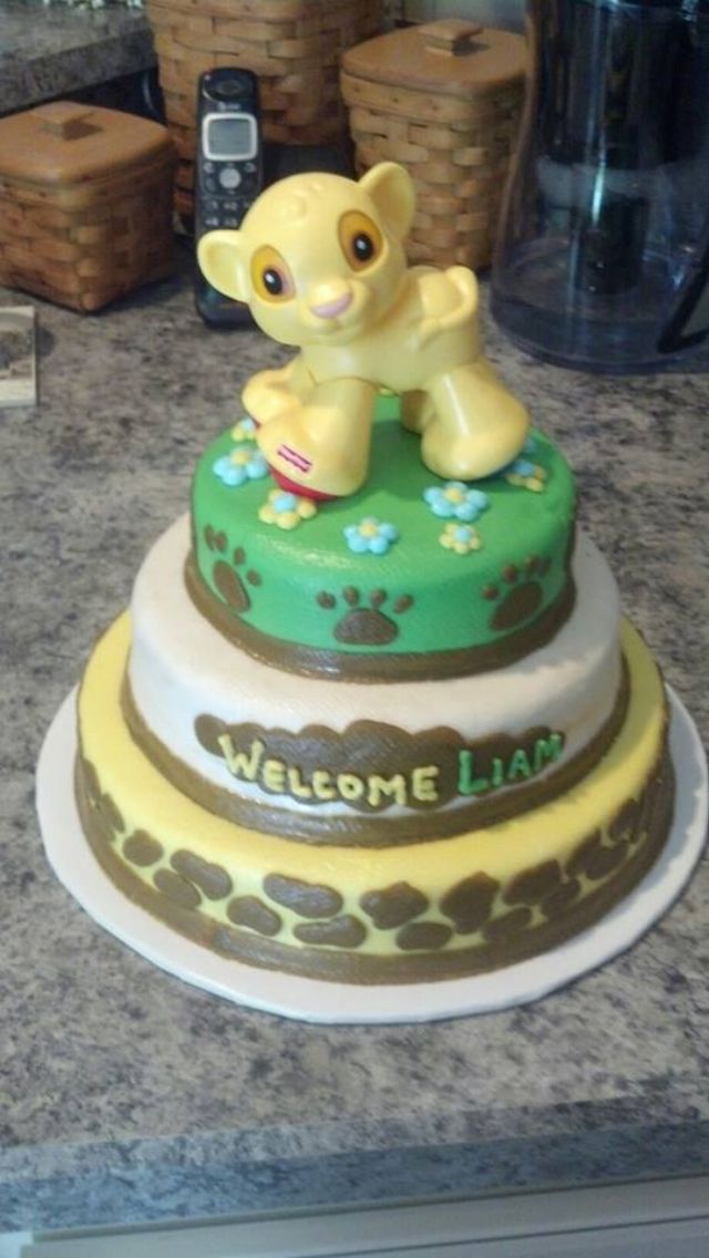 Lion King Baby Shower Cake Ideas