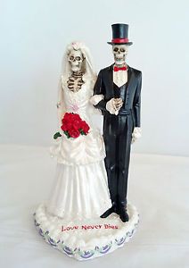 Love Never Dies Wedding Cake Topper