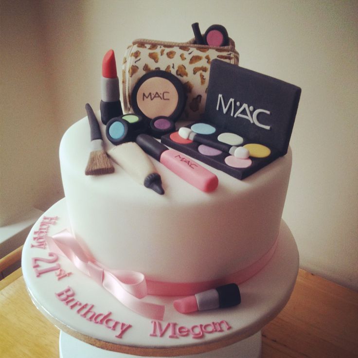 Makeup Birthday Cake