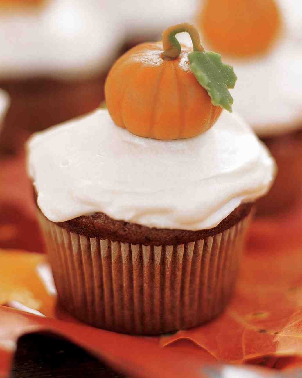 12 Photos of Pumpkin Cupcakes With Cream Cheese Frosting Martha Stewart S Cupcakes