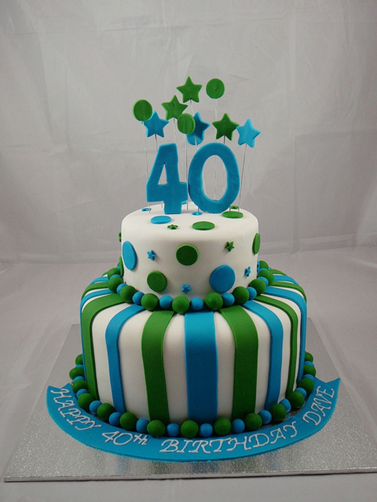 Men 40th Birthday Cake Ideas