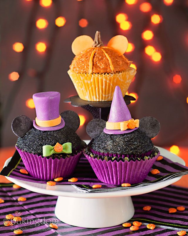 Mickey Halloween Cupcakes