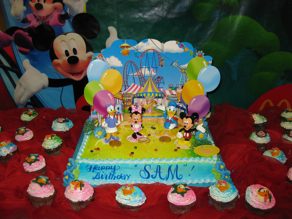 Mickey Mouse 1st Birthday Cake