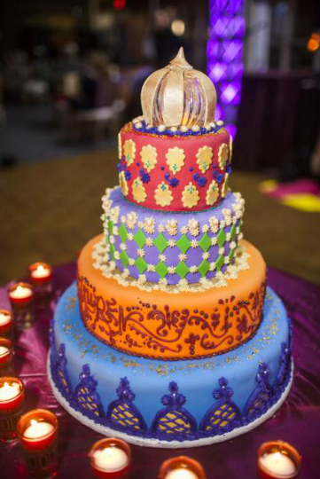 Middle Eastern Themed Wedding Cake