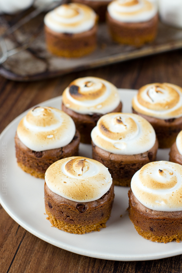 Mini Nutella Cheesecake Cupcakes