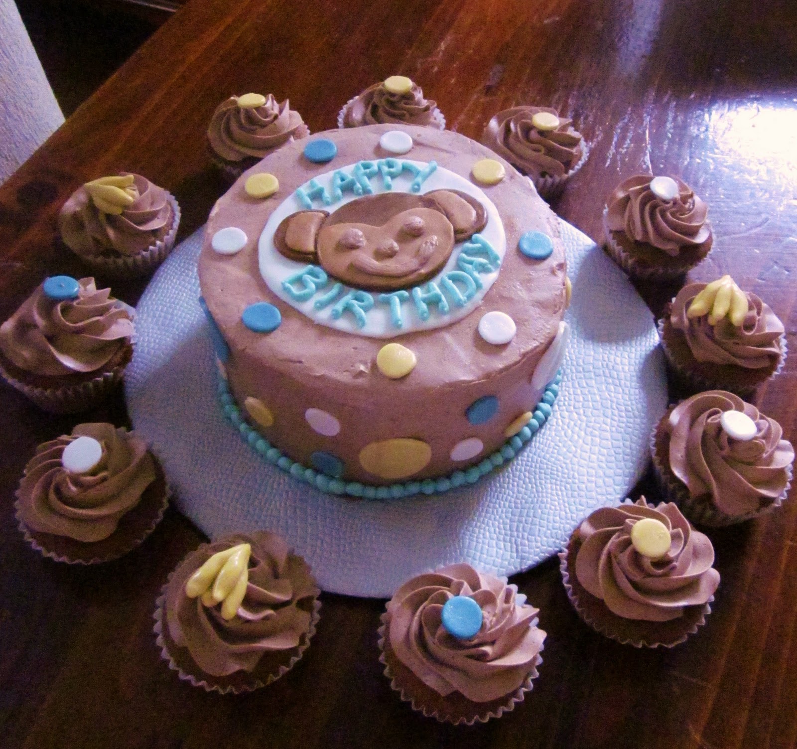 Monkey Birthday Cake