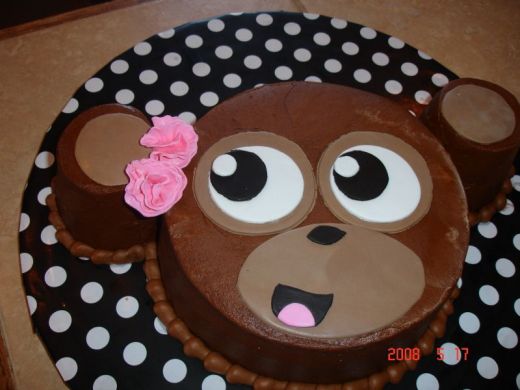 Monkey Birthday Cake