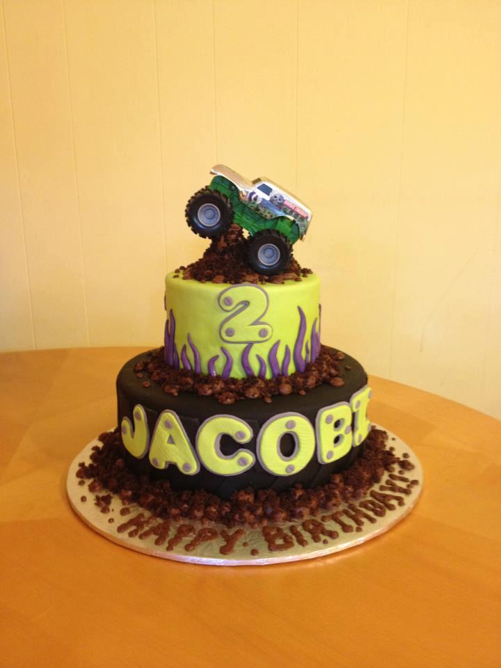 Monster Jam Truck Birthday Cake