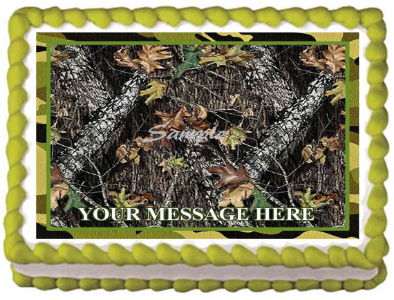 Mossy Oak Edible Cake Sheets