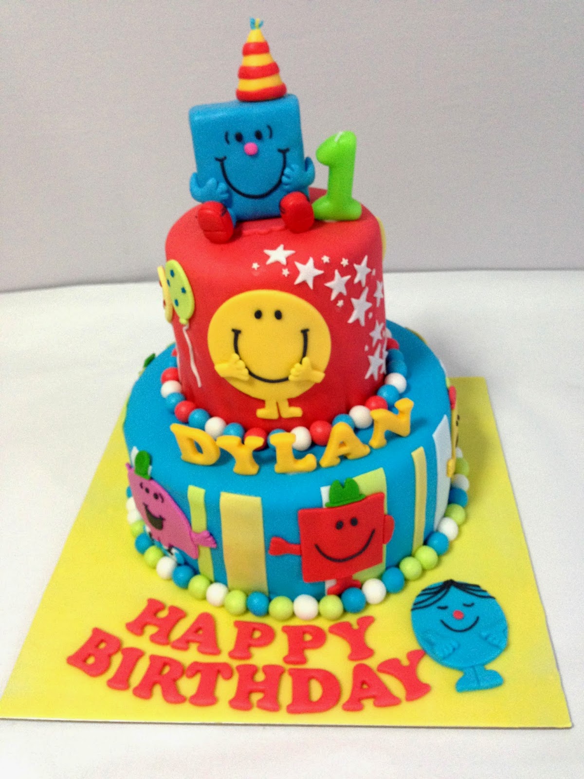 Mr Men Birthday Cake