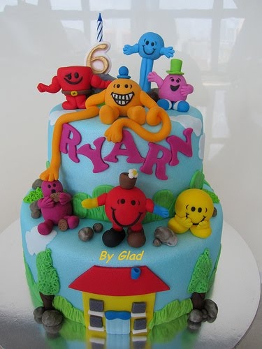 Mr Men Birthday Cake