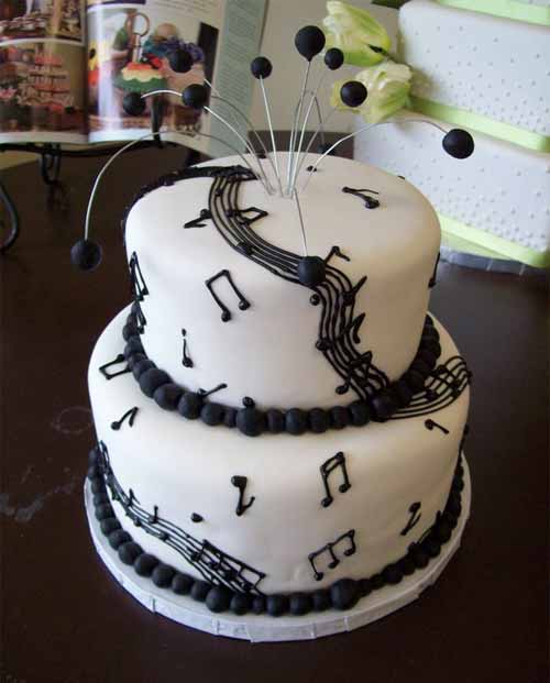 11 Photos of Art Music Birthday Cakes