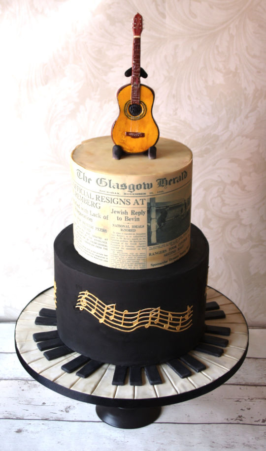 Music Birthday Cake