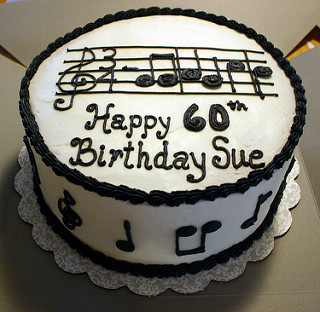 Music Birthday Cake