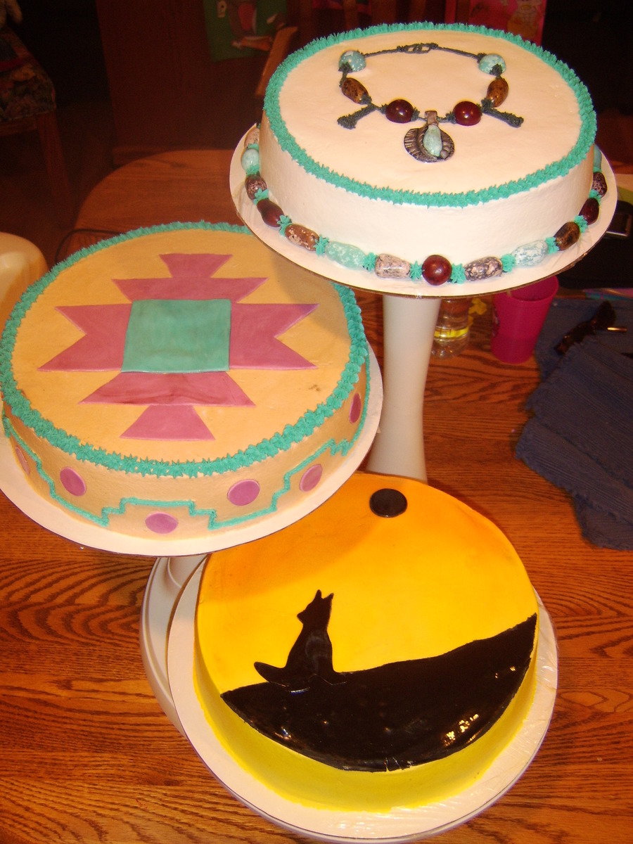 Native American Indian Birthday Cakes