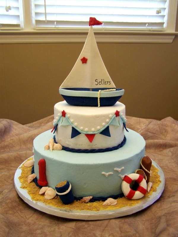 Nautical Theme Cake