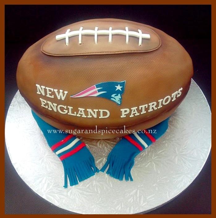 New England Patriots Jersey Cake