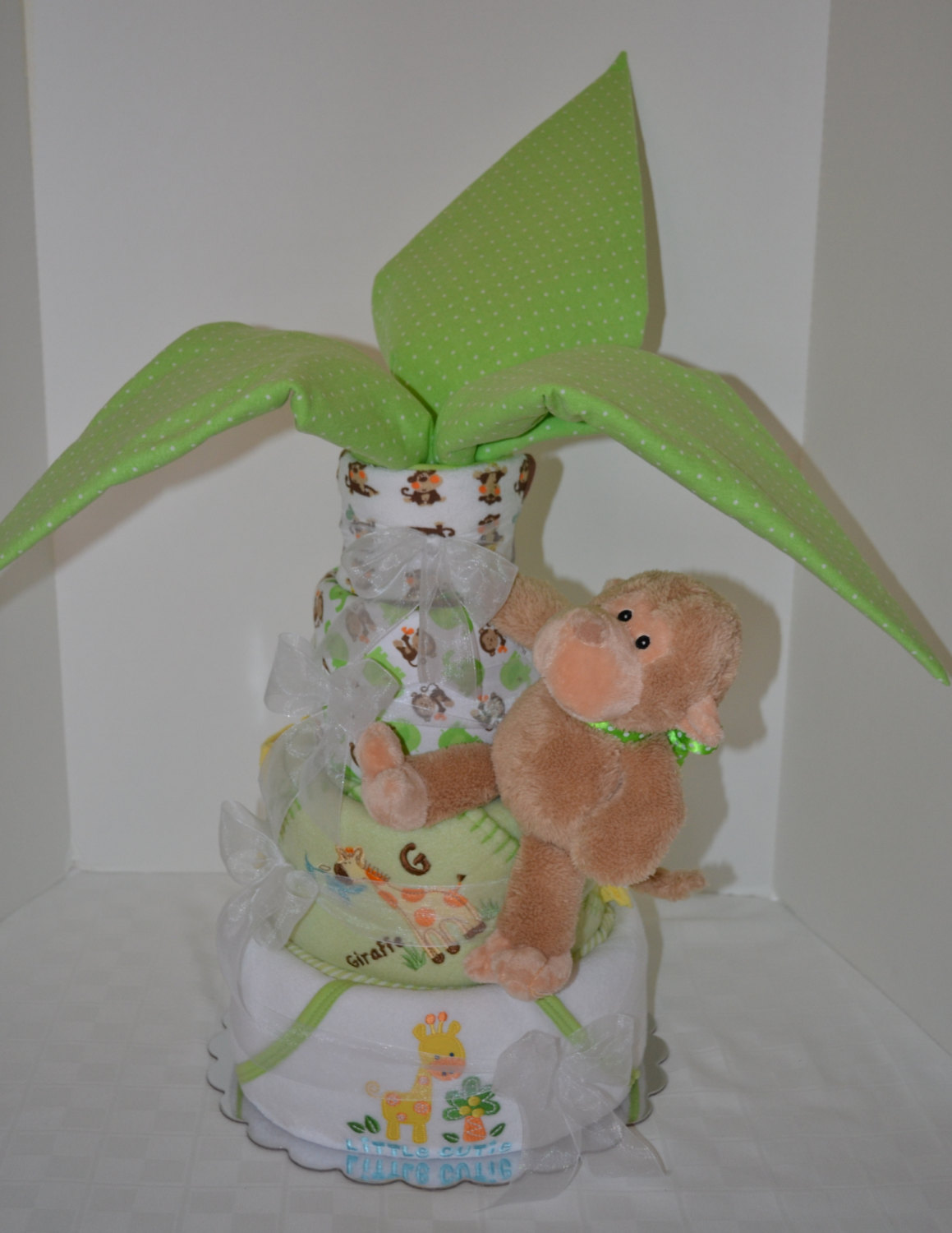 Palm Tree Diaper Cake