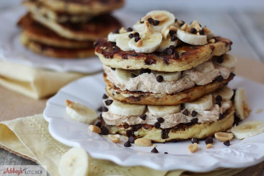 Pancakes with Peanut Butter