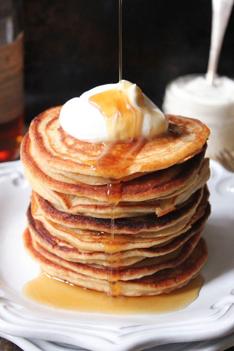 Pancakes with Whipped Cream