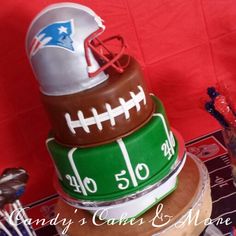 Patriots Football Cake