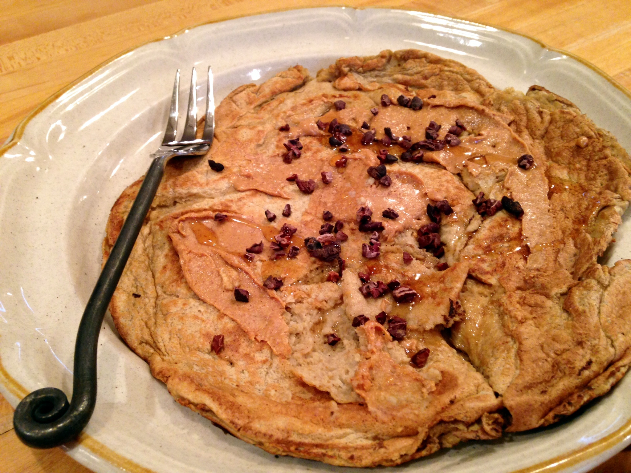 Peanut Butter and Banana Protein Pancakes