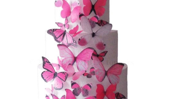 Pink Sweet 16 Birthday Cake